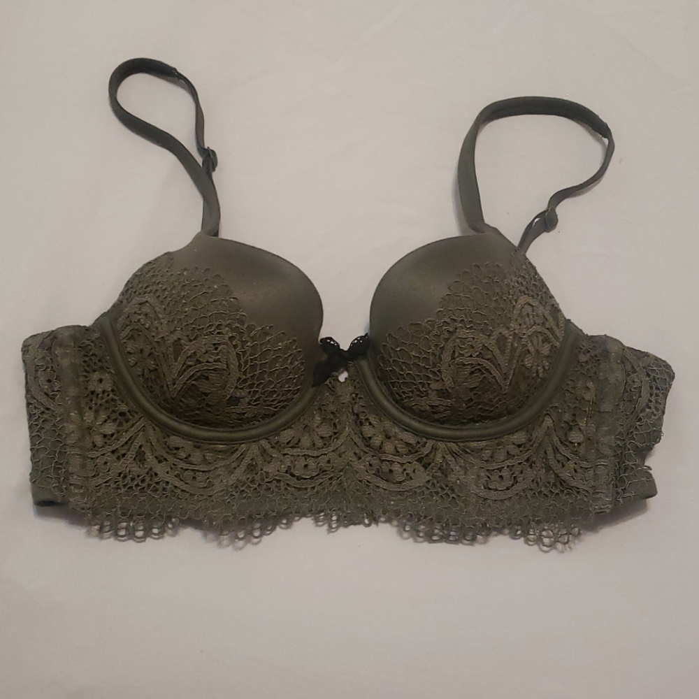 Victoria's secret Lined longline demi Bra 34A